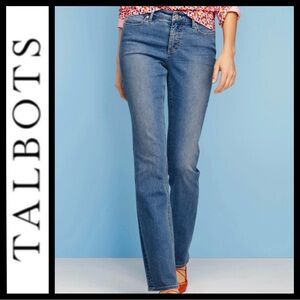 Talbots Flawless Five-Pocket Straight Jeans